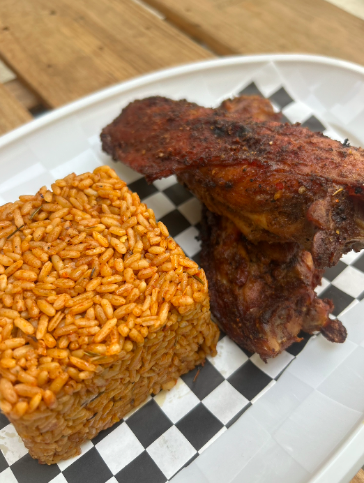 Jollof Rice & Turkey Wings